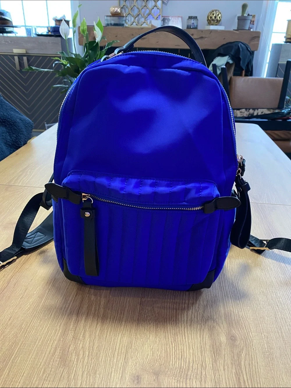 Urban Expressions Royal Blue Nylon Backpack